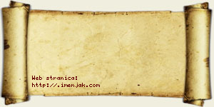 Janoš Zafirović vizit kartica